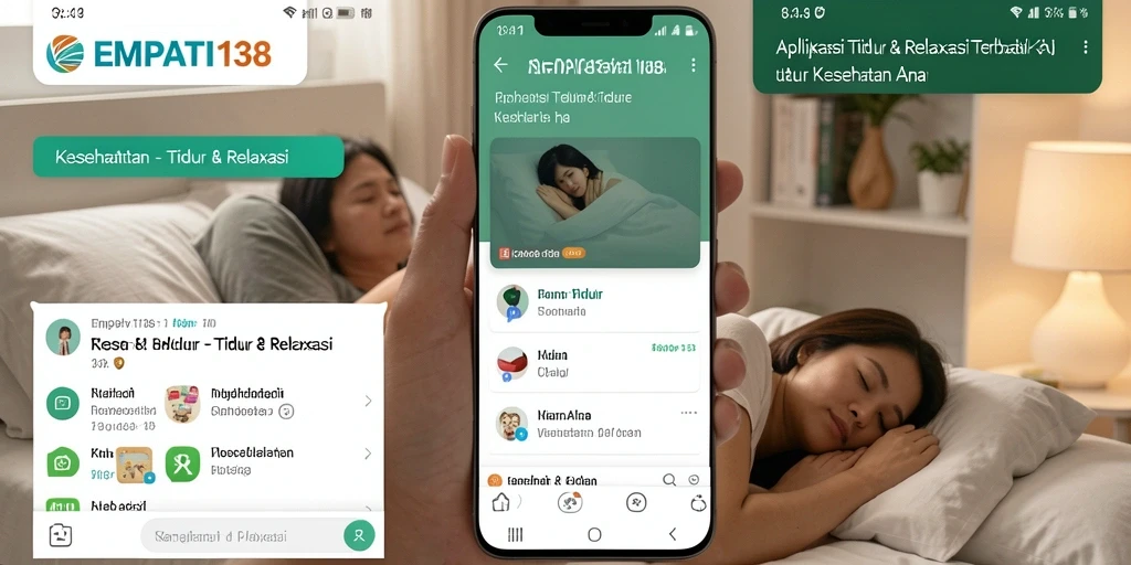 Tampilan antarmuka aplikasi EMPATI138 yang menenangkan dan mudah digunakan.