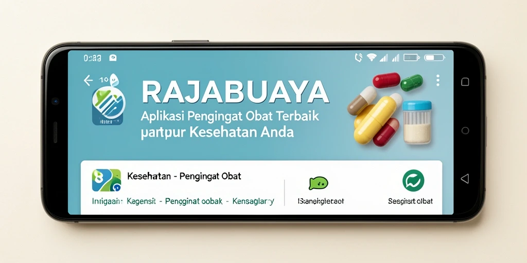 Tampilan antarmuka pengguna aplikasi RAJABUAYA yang sederhana dan efisien.